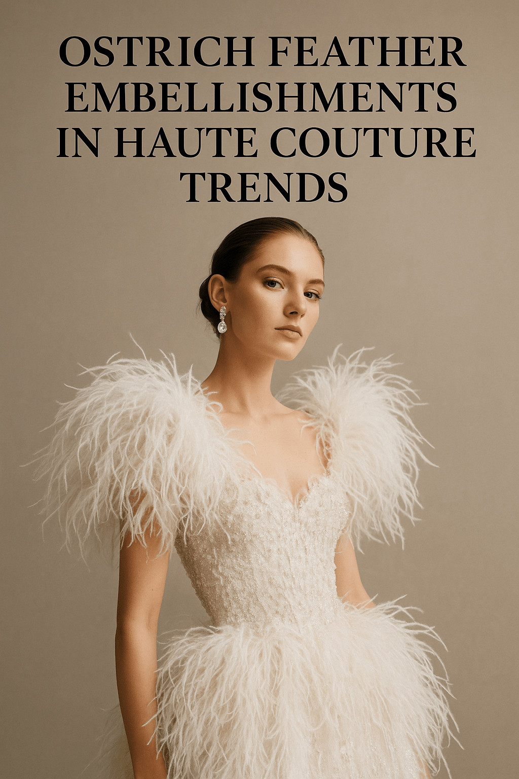Ostrich Feather Embellishments in Haute Couture Trends