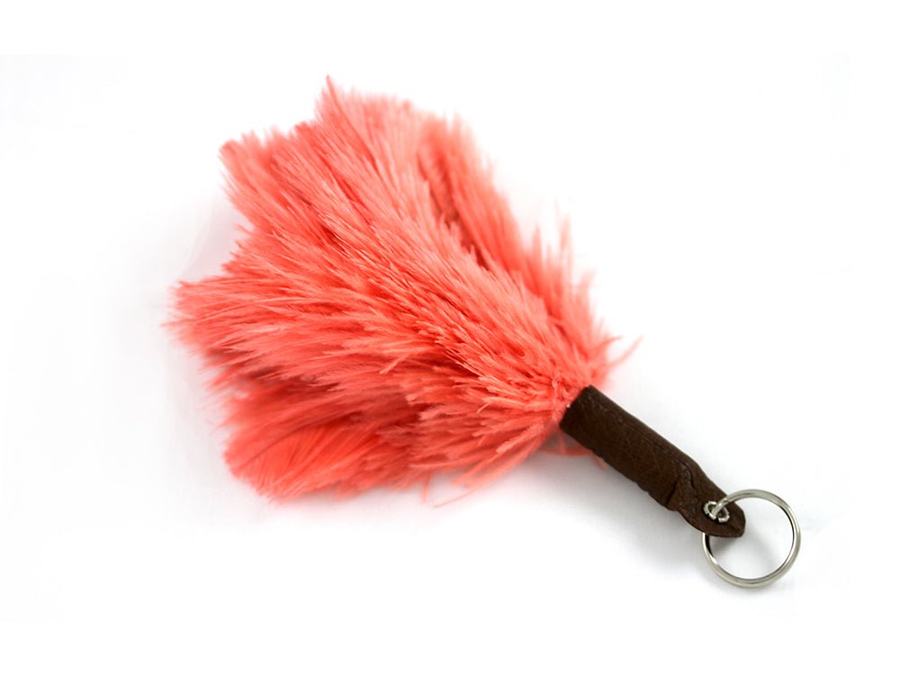 Ostrich Feather Keychains - Fancy Feather