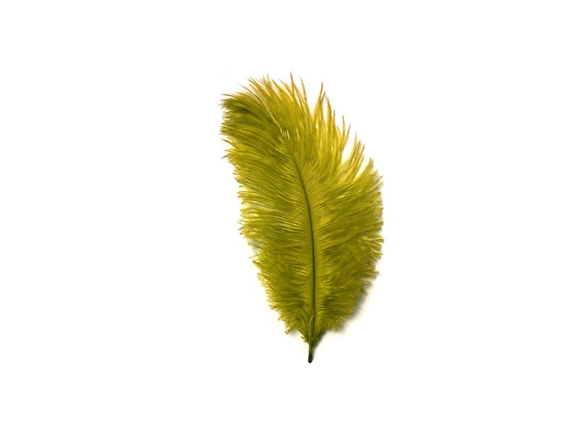 Ostrich Drab Feathers (Short) - Fancy Feather