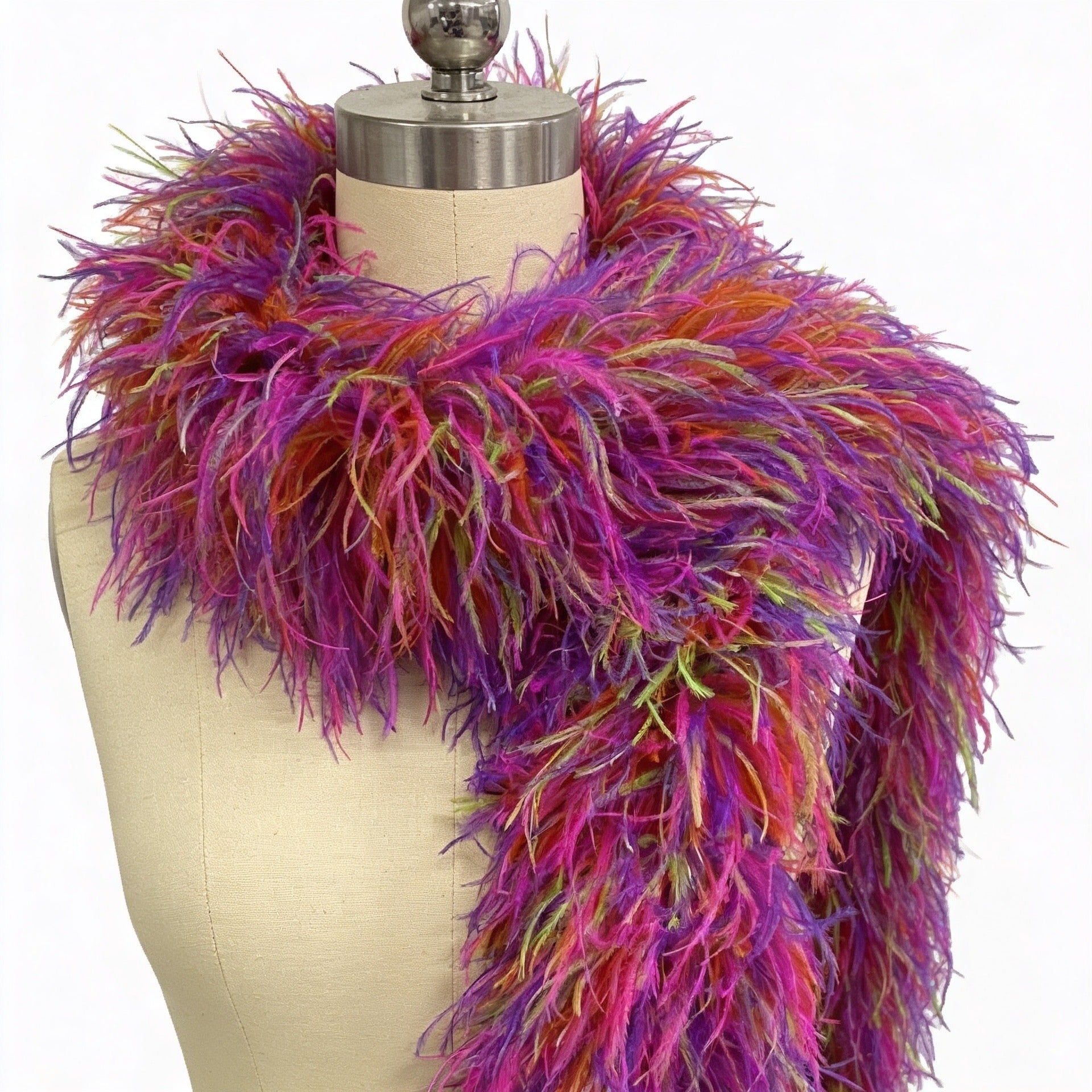 Ostrich Multi Color Boa