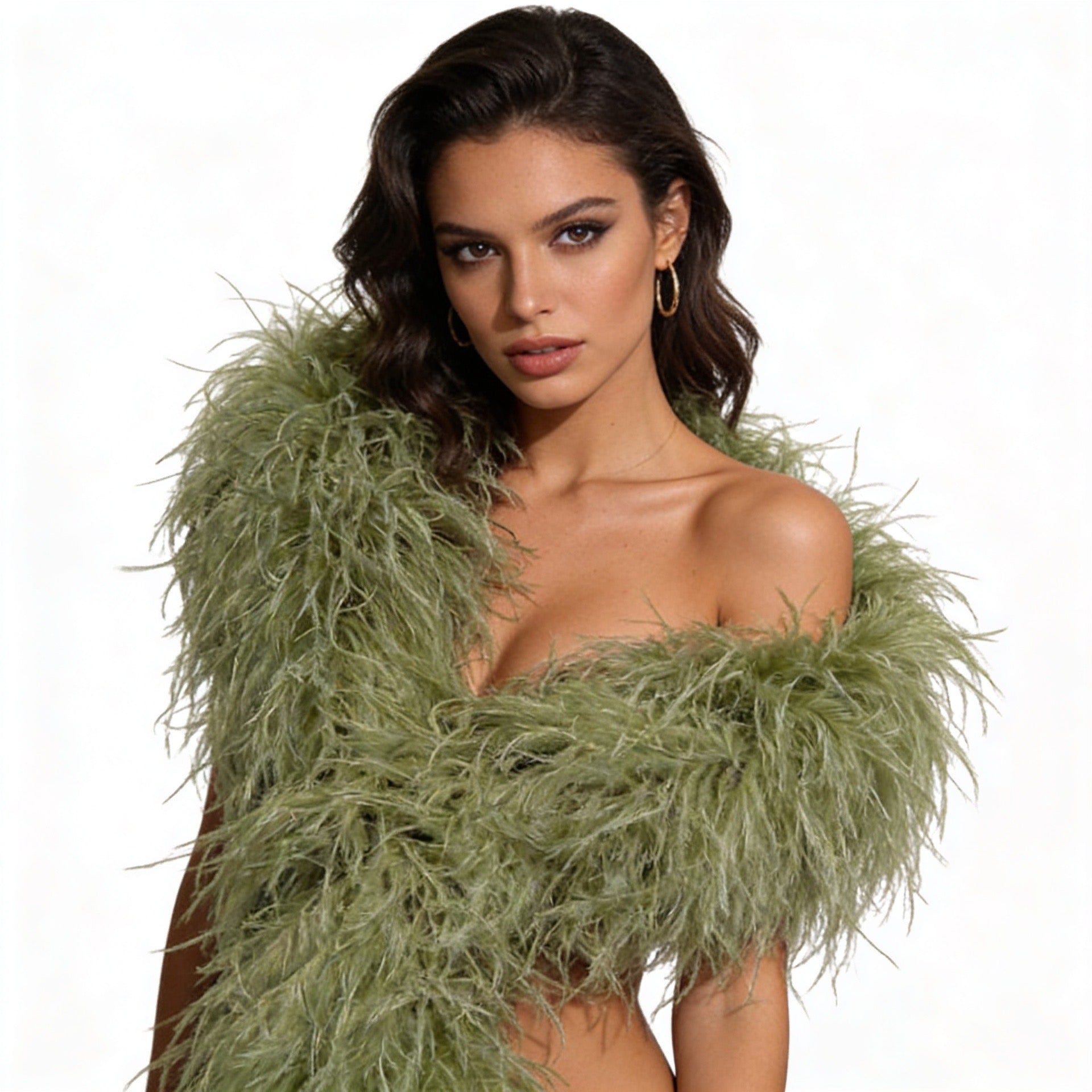 Ostrich Feather Boa - 8Ply