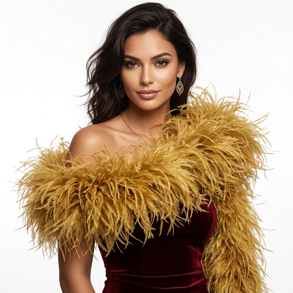 Ostrich Feather Boa - 6Ply