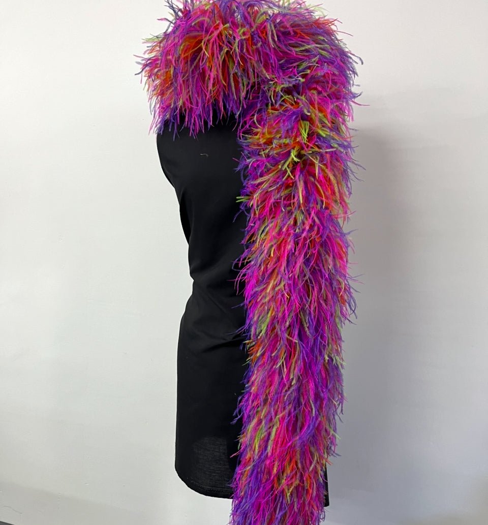 Ostrich Multi Color Boa