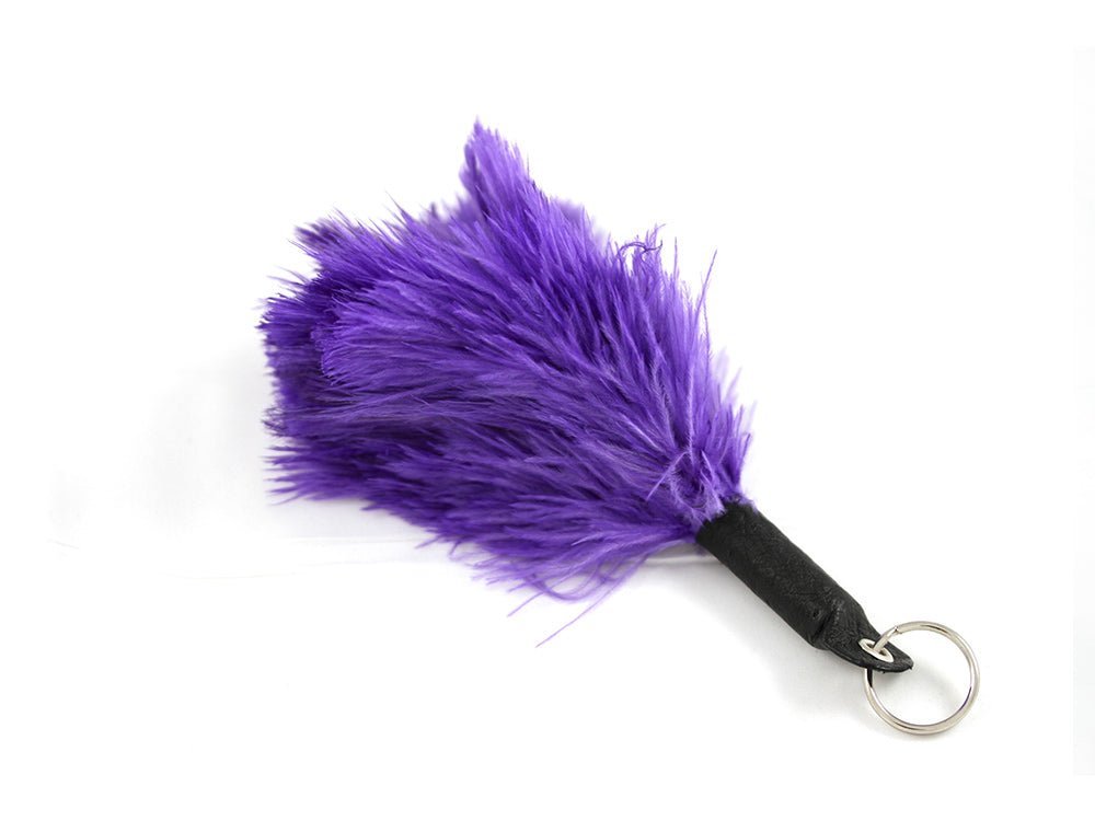 Ostrich Feather Keychains - Fancy Feather