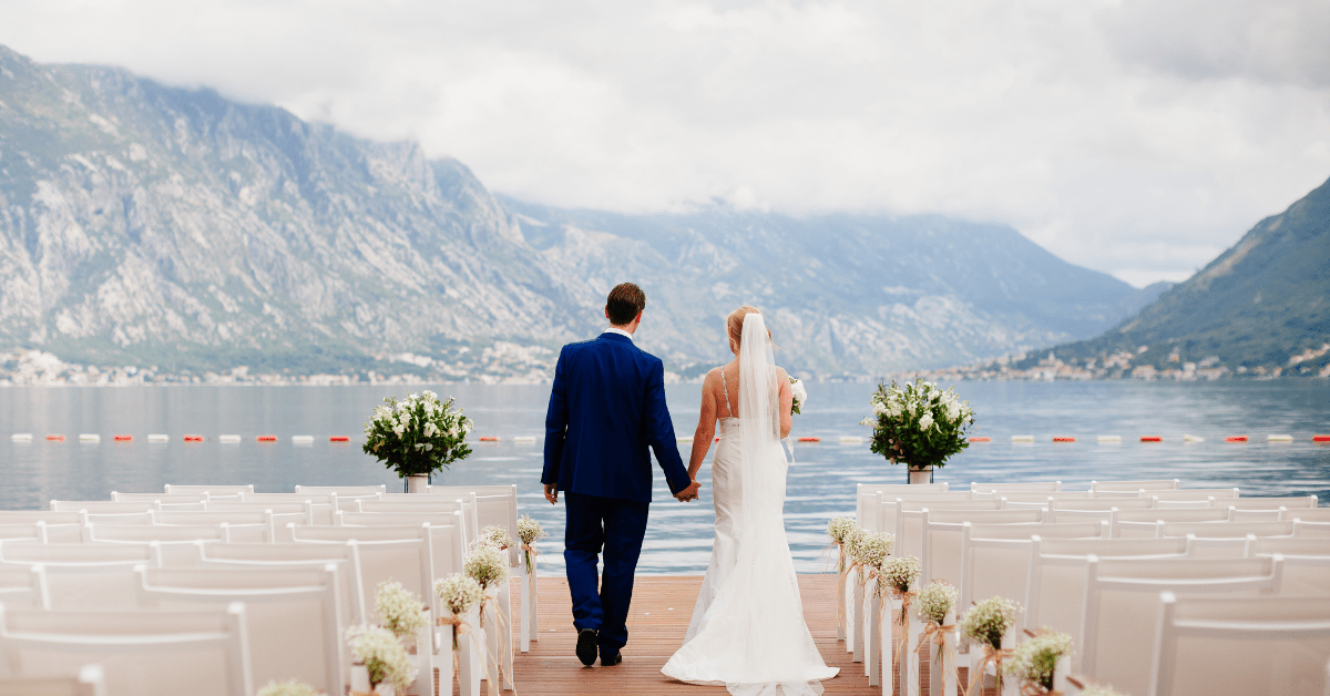 Wedding Couple at a Ceremony