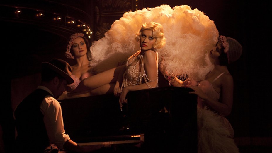 Christina Aguilera in the movie "Burlesque"