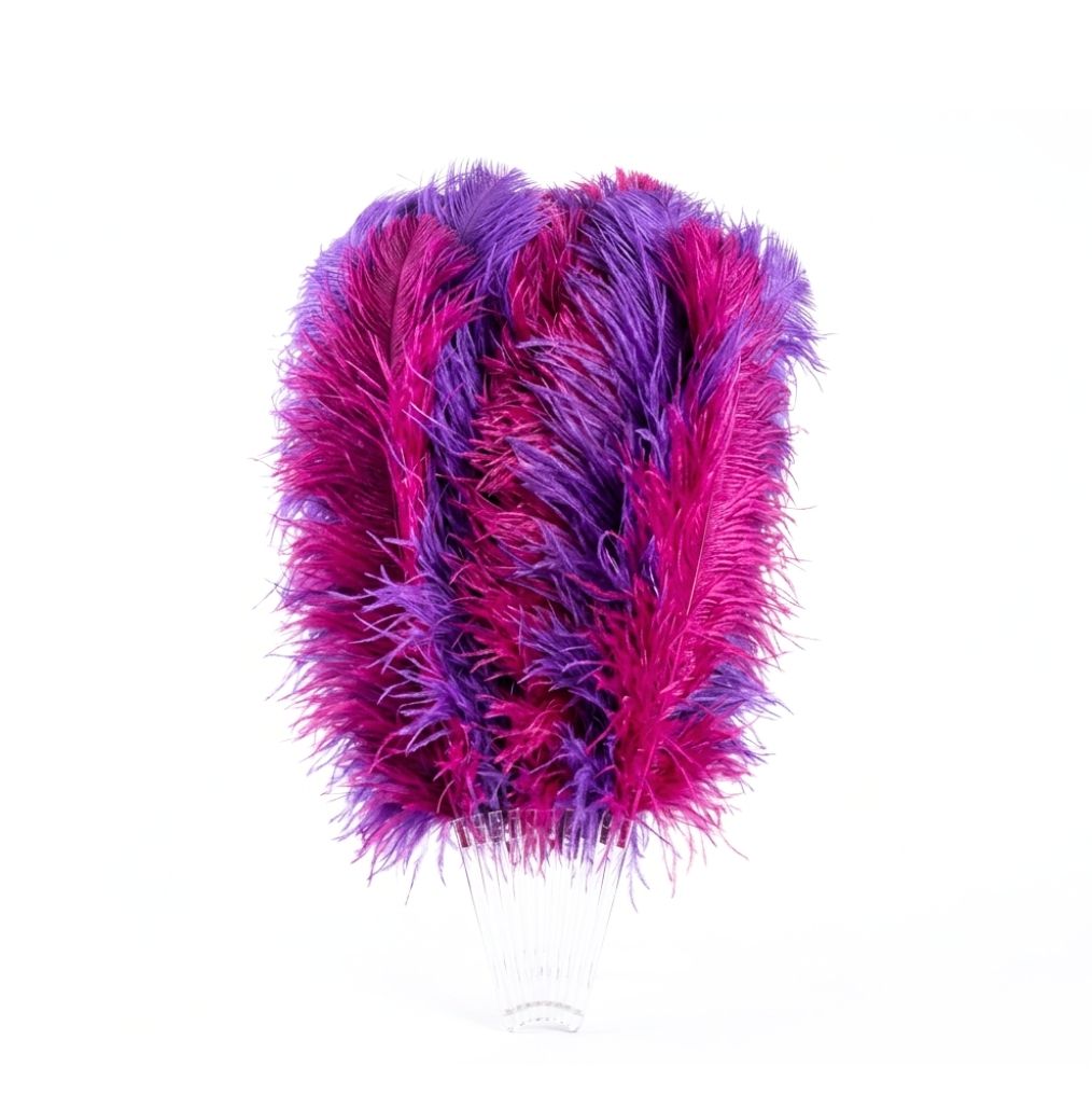 Glamour Burlesque Fan - Double Layer