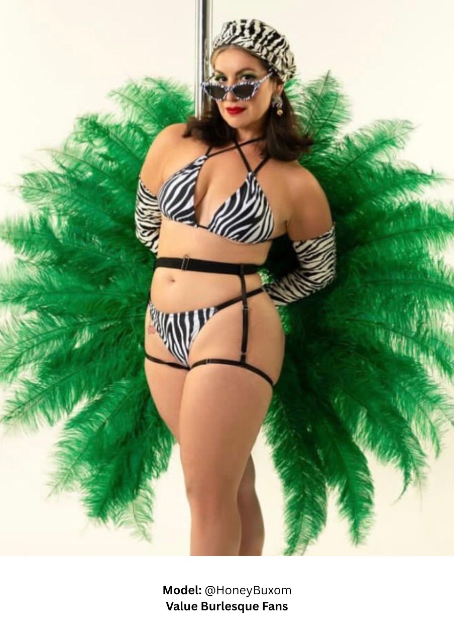 Value Burlesque Fan - Double Layer