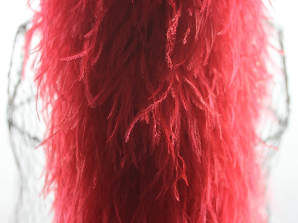 Ostrich Feather Boa - 12Ply - Close