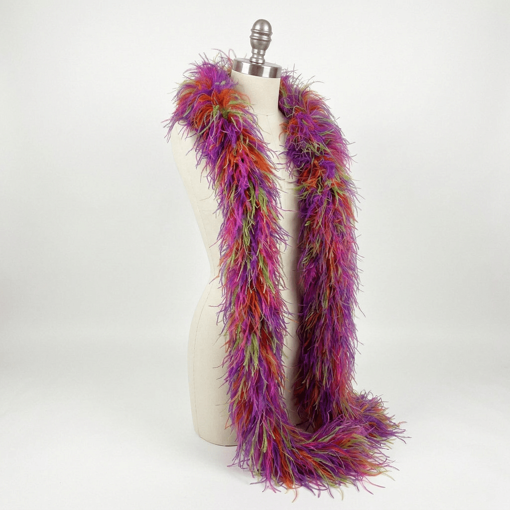 Ostrich Multi Color Boa