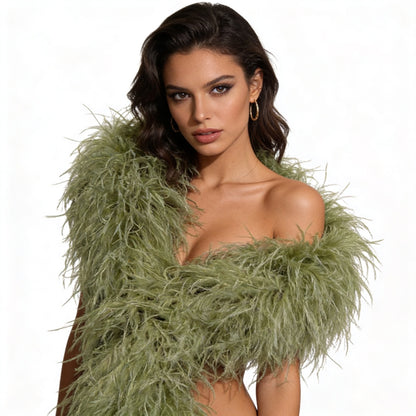 Ostrich Feather Boa - 8Ply