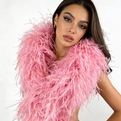 Ostrich Feather Boa - 8Ply
