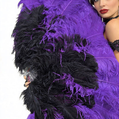The Flirt Burlesque Fan - Double Layer
