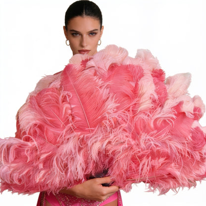 Glamour Burlesque Fan - Double Layer