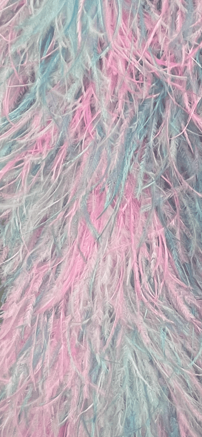 Ostrich Multi Color Boa - Fancy Feather
