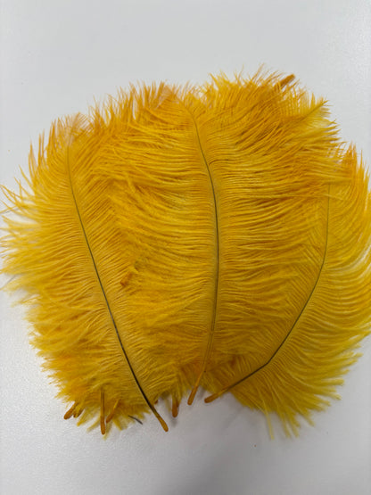 Ostrich Drab Feathers (Medium)