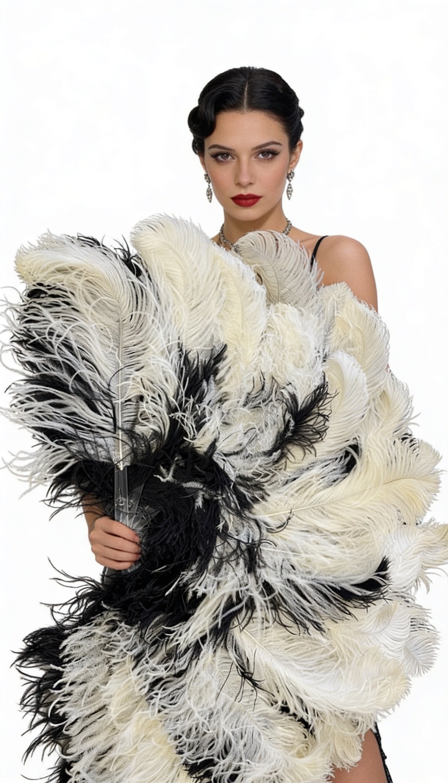 Romance Burlesque Fan - Double Layer
