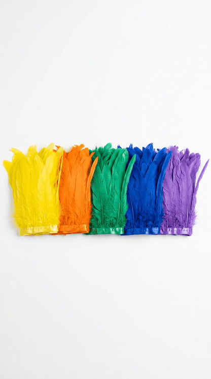 Strung Coque Tail Feather