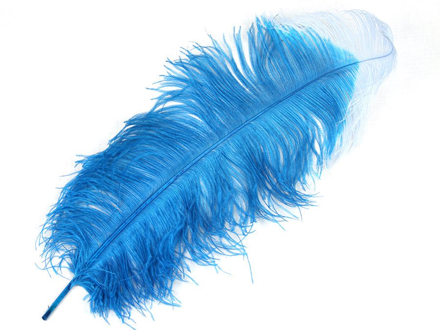 Ostrich Tip Dyed Wing Feathers | Ostrich Plumes - Fancy Feather