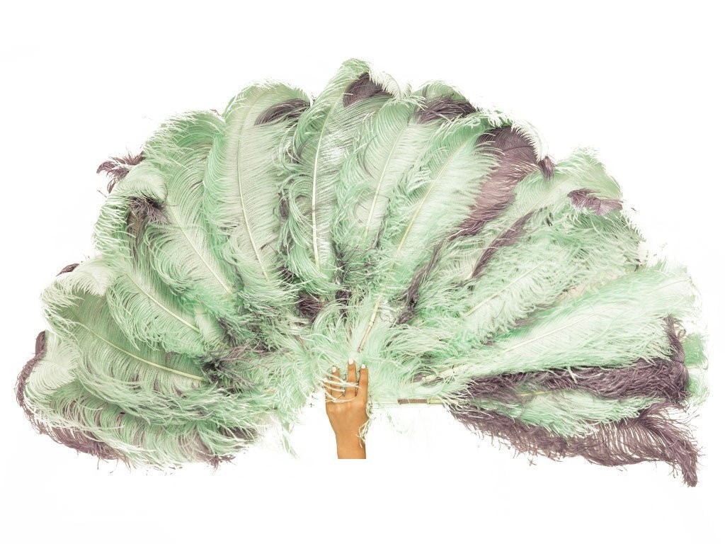 Ultimate Burlesque Fan - Triple Layer - Fancy Feather