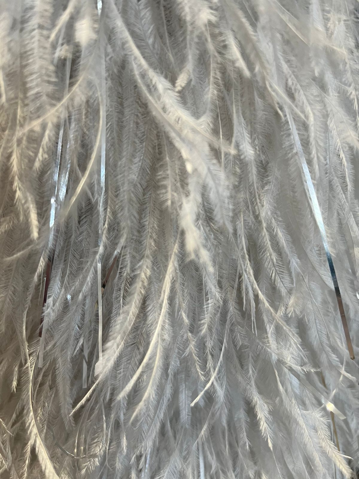 Ostrich Boa Waterfall Fan (Fade &amp; Ombre Dyed) - Fancy Feather