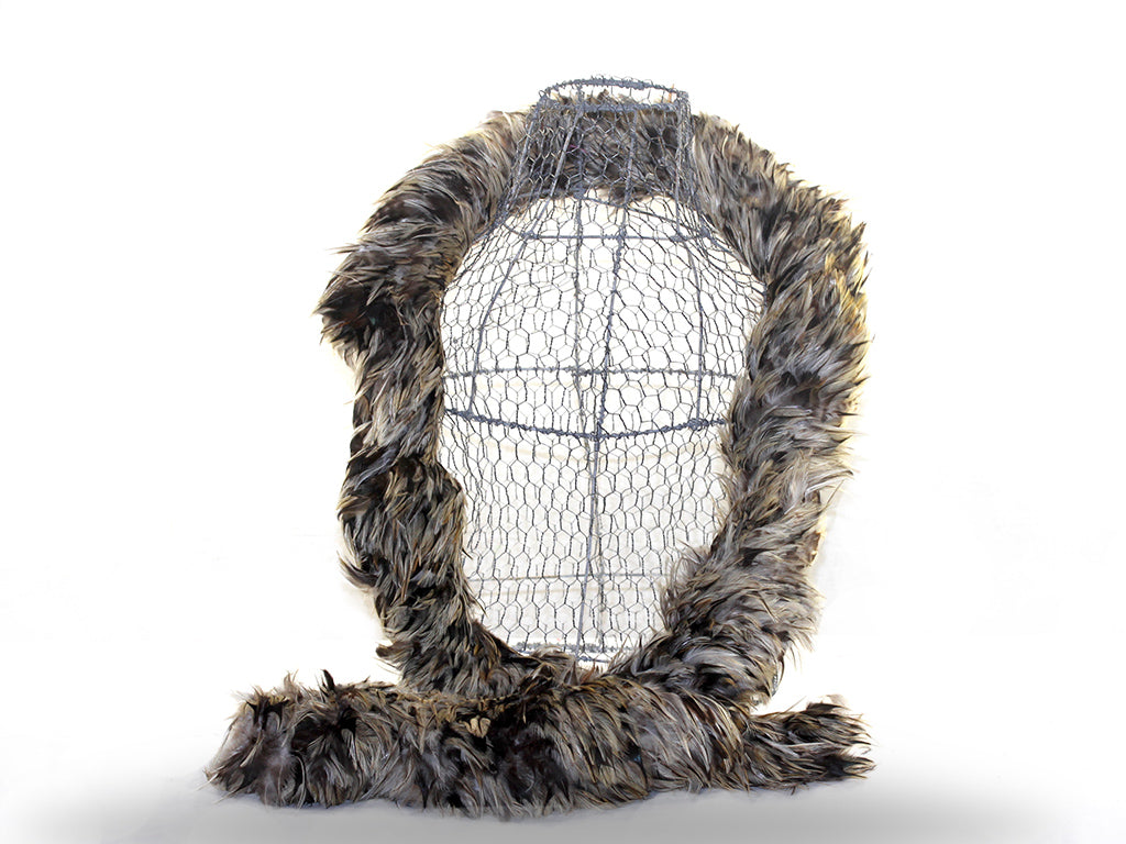 Rooster Badger Hackle Boa - Fancy Feather
